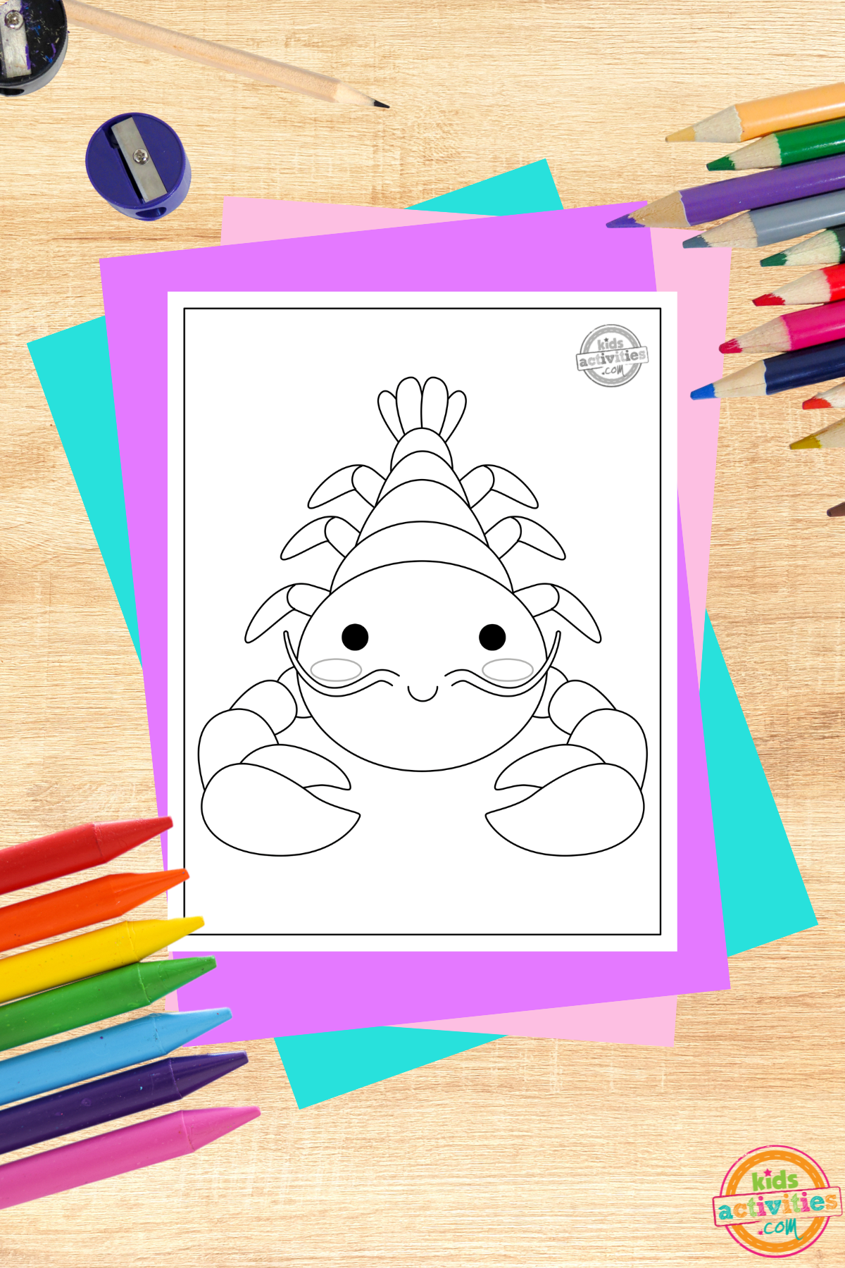 Cool Printable Lobster Coloring Page Kids Activities Blog