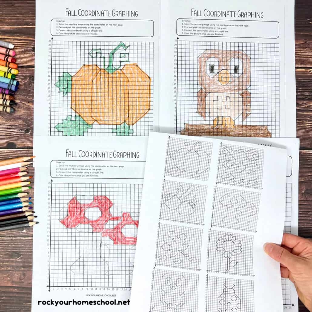 Free Printable Mystery Graph Pictures