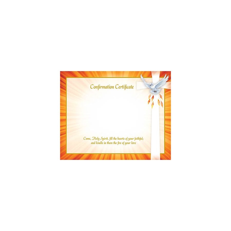 Create Confirmation Cert 1 BX 50 