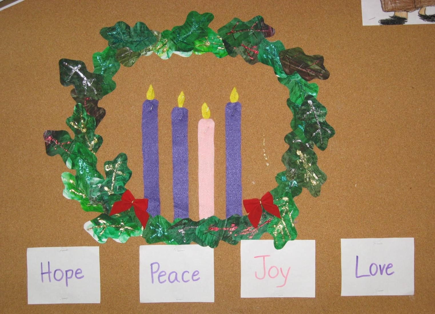 Create Your Own Printable Advent Wreath Using Simple Art Supplies You Have At Home