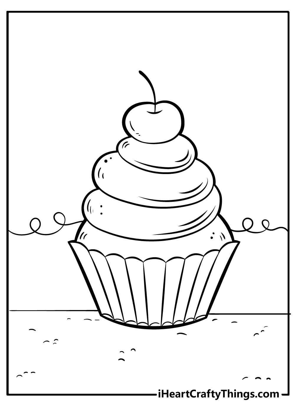 Cupcake Coloring Pages 100 Free Printables 