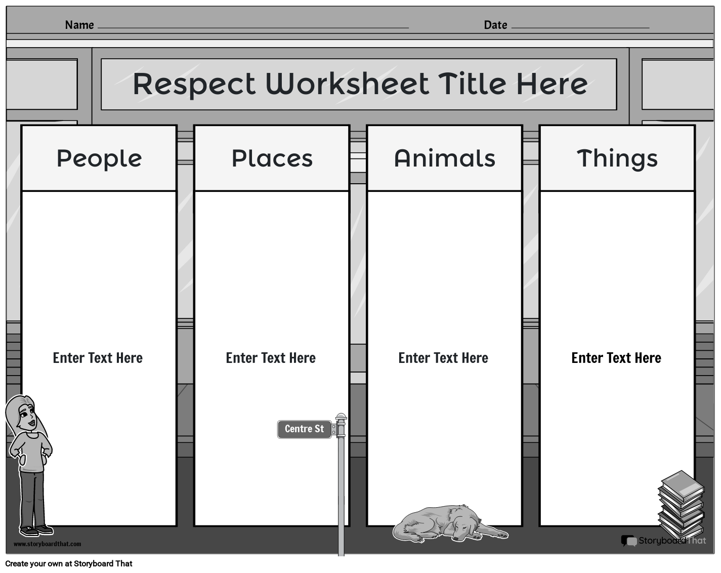Free Printable Respect Worksheets
