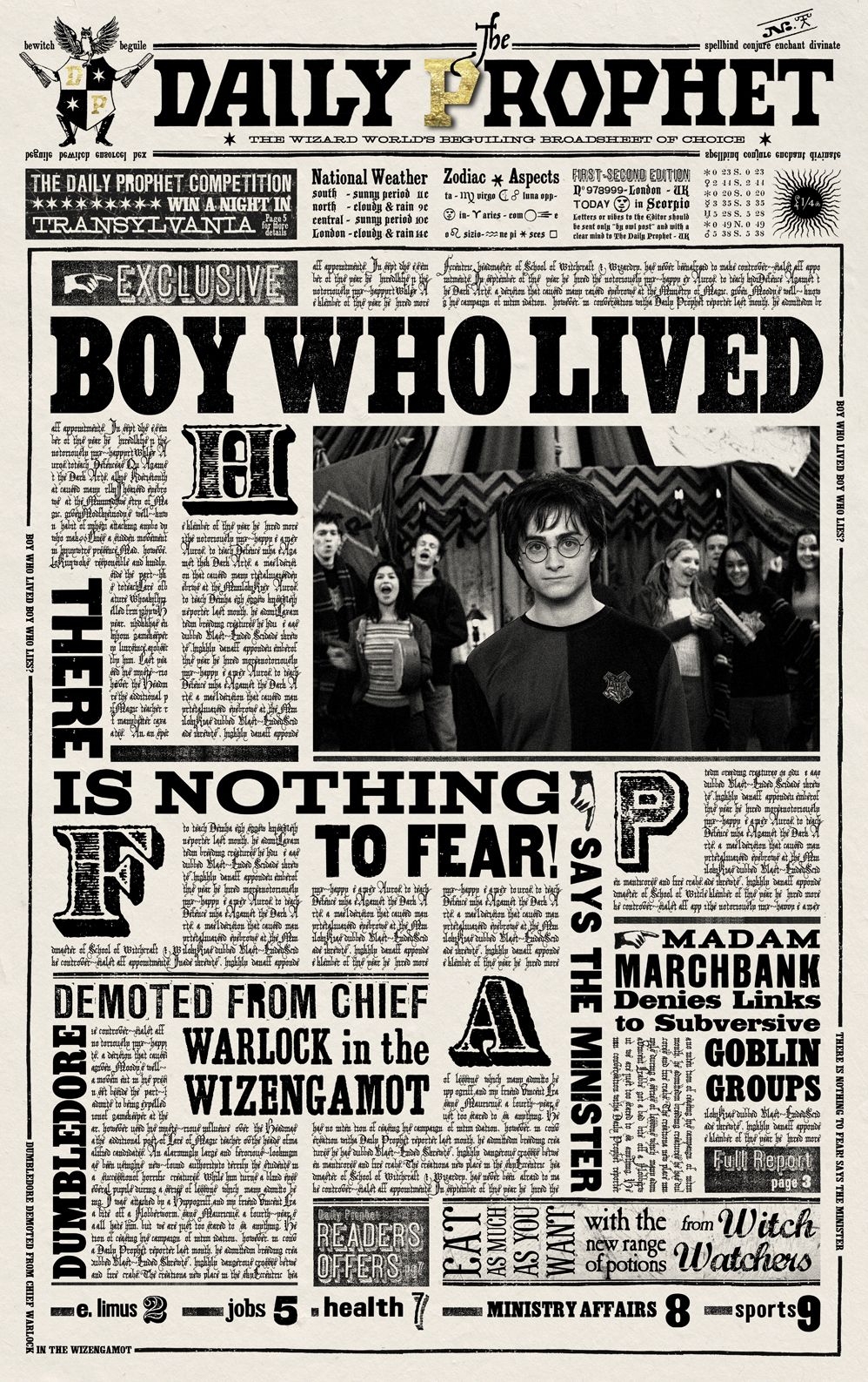 Daily Prophet Fonts