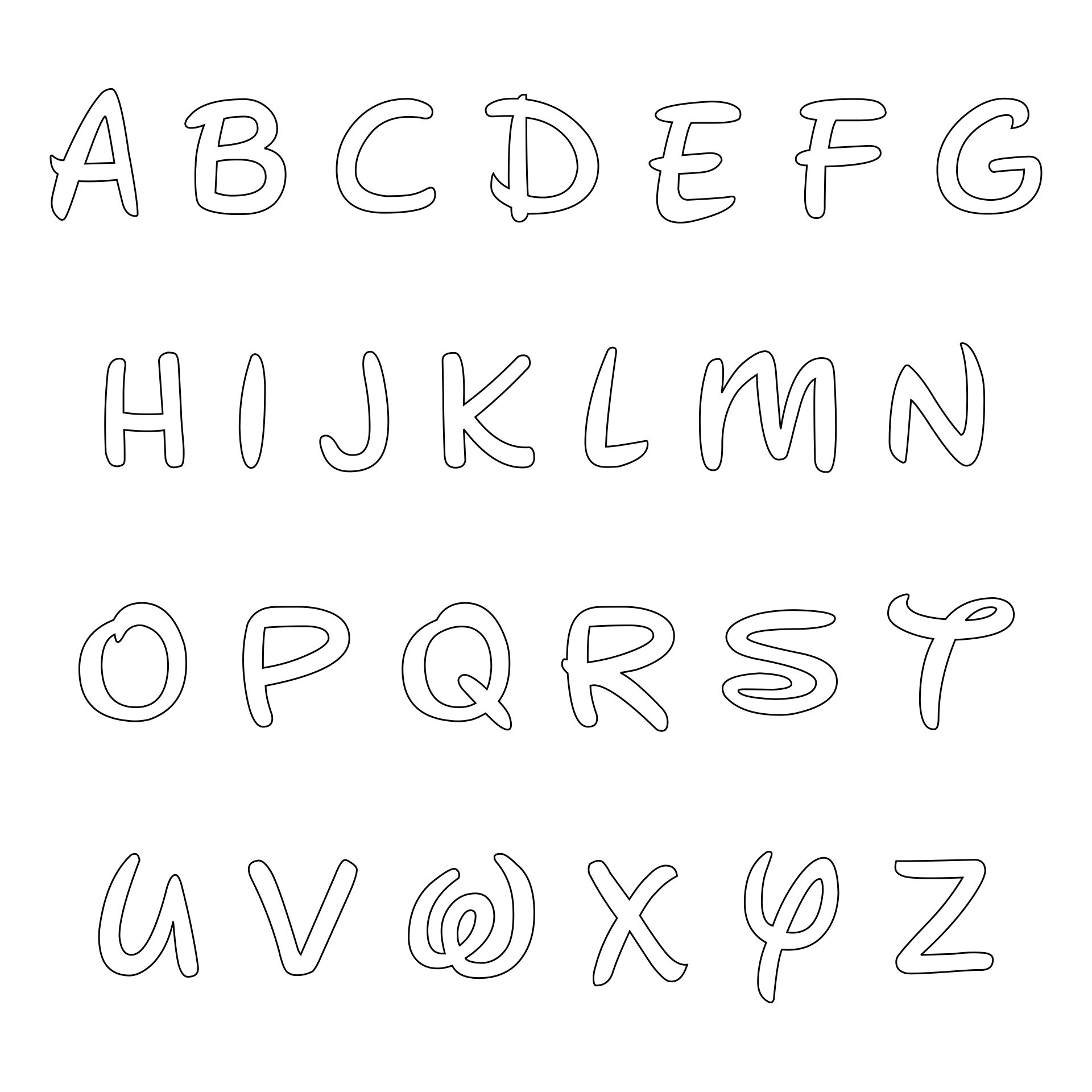 Disney Letters 10 Free PDF Printables Printablee