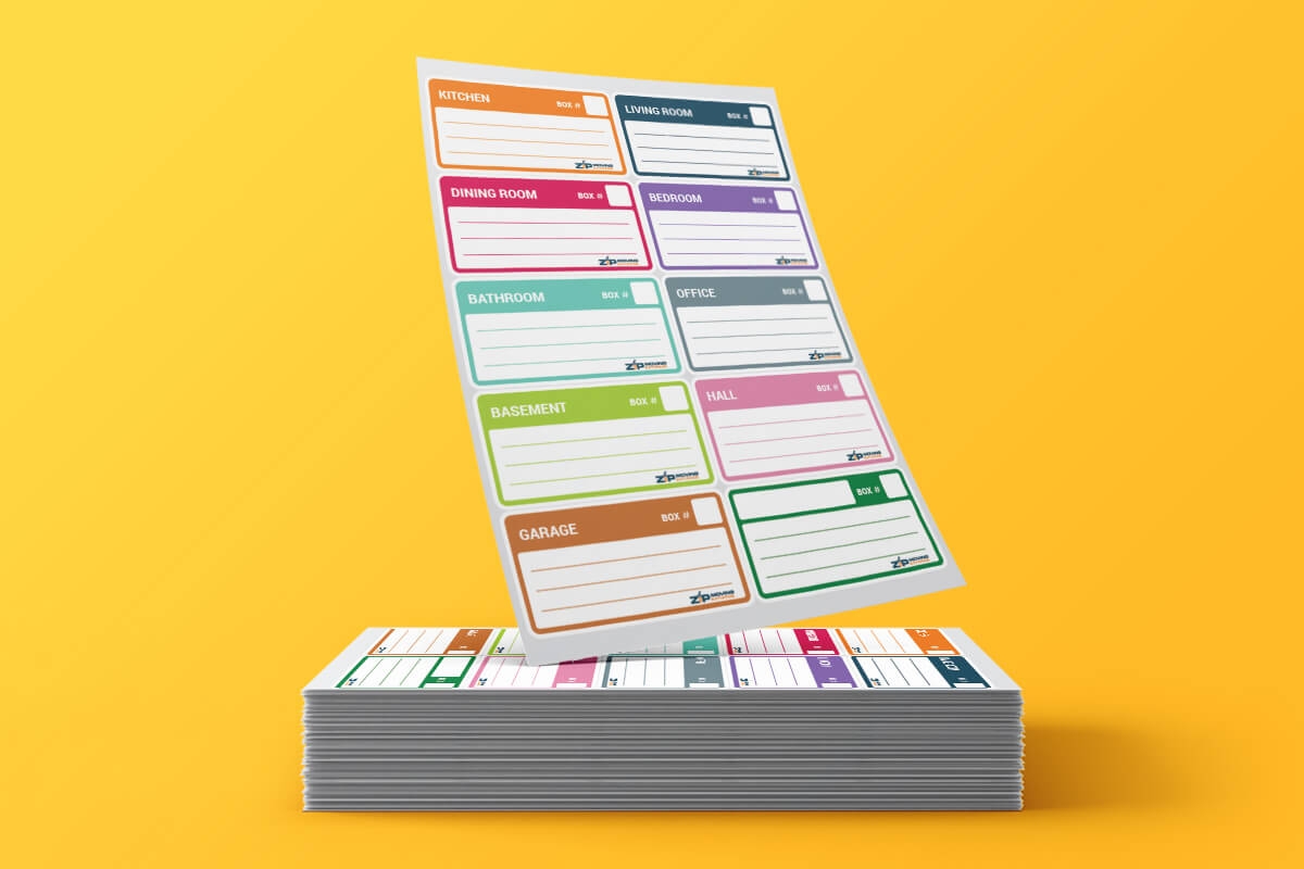 DIY Free Printable Moving Labels Zip Moving Storage