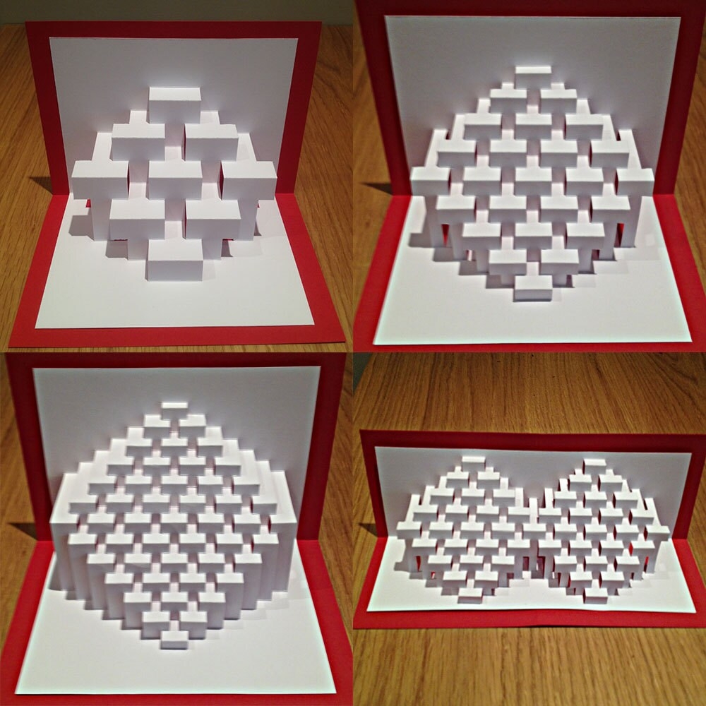 DIY Templates Ben s Starter Kit Kirigami Pop up Paper Sculpture Patterns For Beginners Etsy