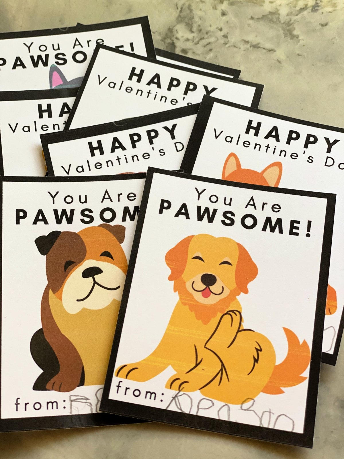 Doggie Valentine Cards Sew Woodsy