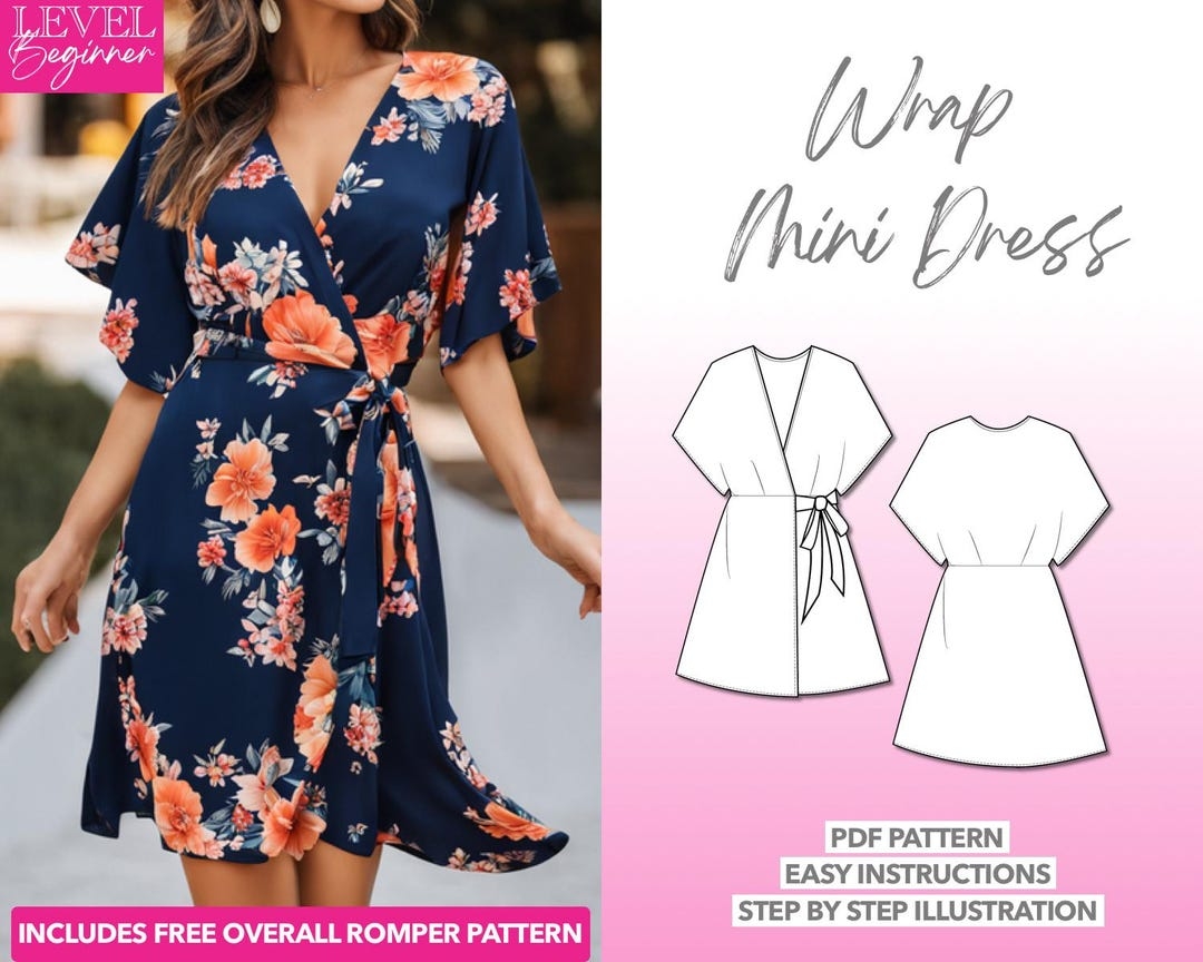 Free Printable Pattern Kimono Dress
