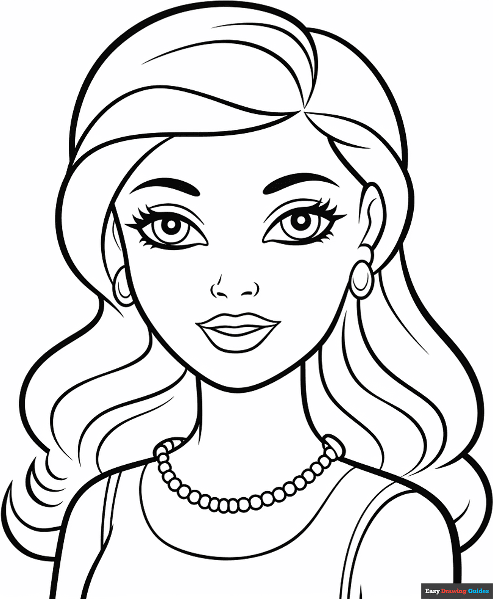 Free Printable Barbie Coloring Pages
