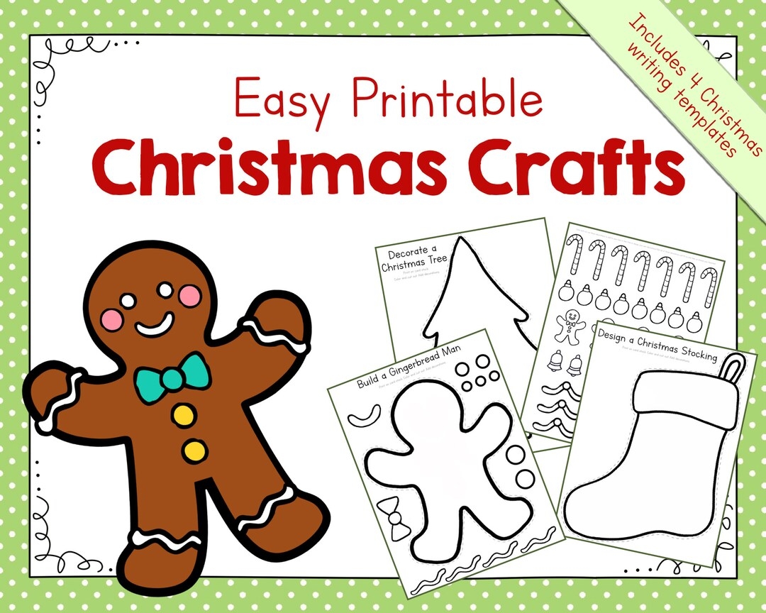 Printable Christmas Crafts Free