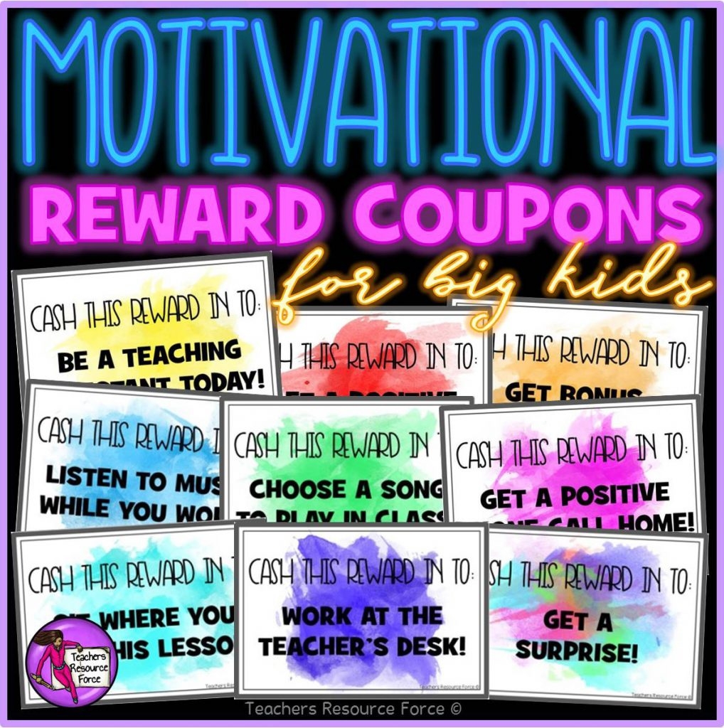 Free Printable Rewards For Students