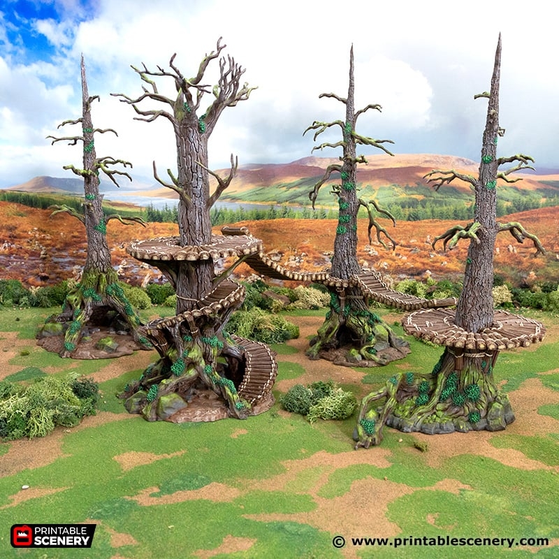 Elven Scenery STL Files Www printablescenery