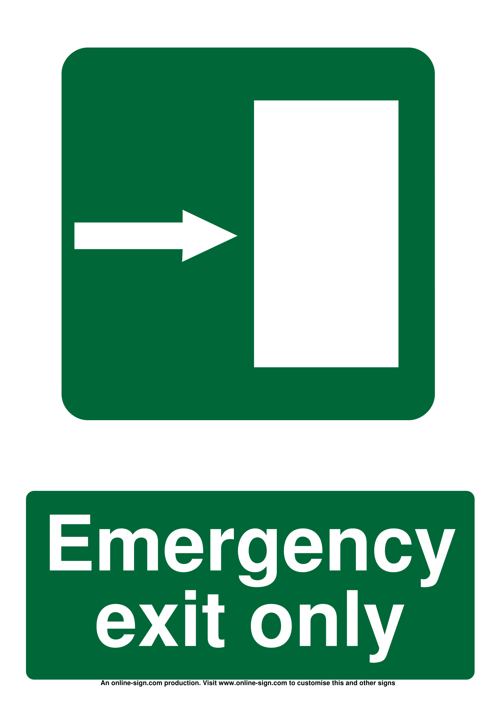 Free Printable Exit Signs