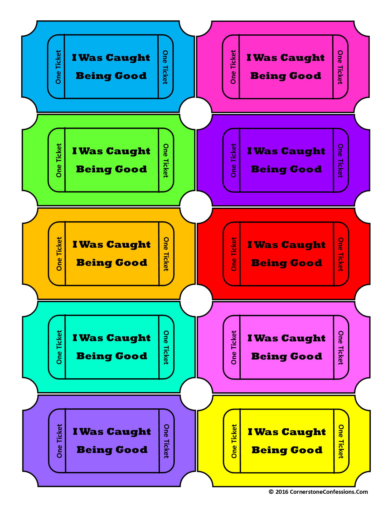 Encourage Positive Behavior With Tickets