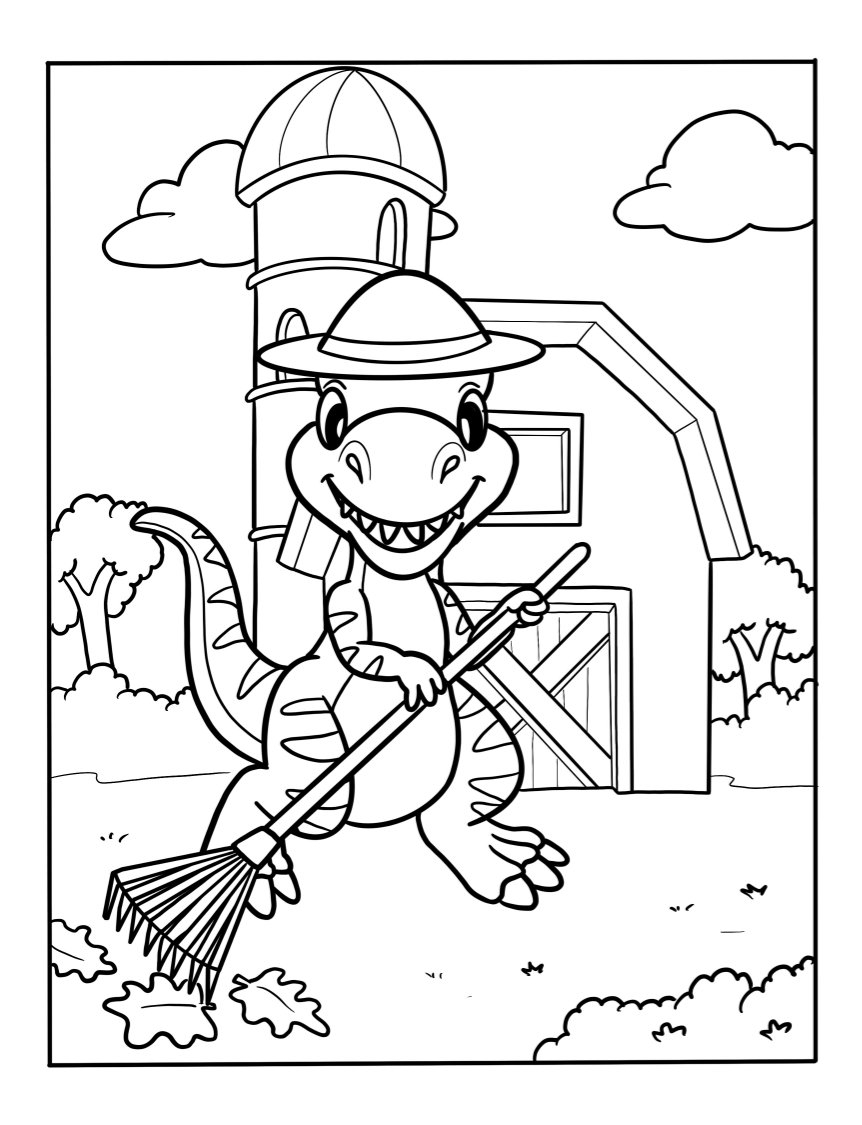 Farm Coloring Pages Free Printable