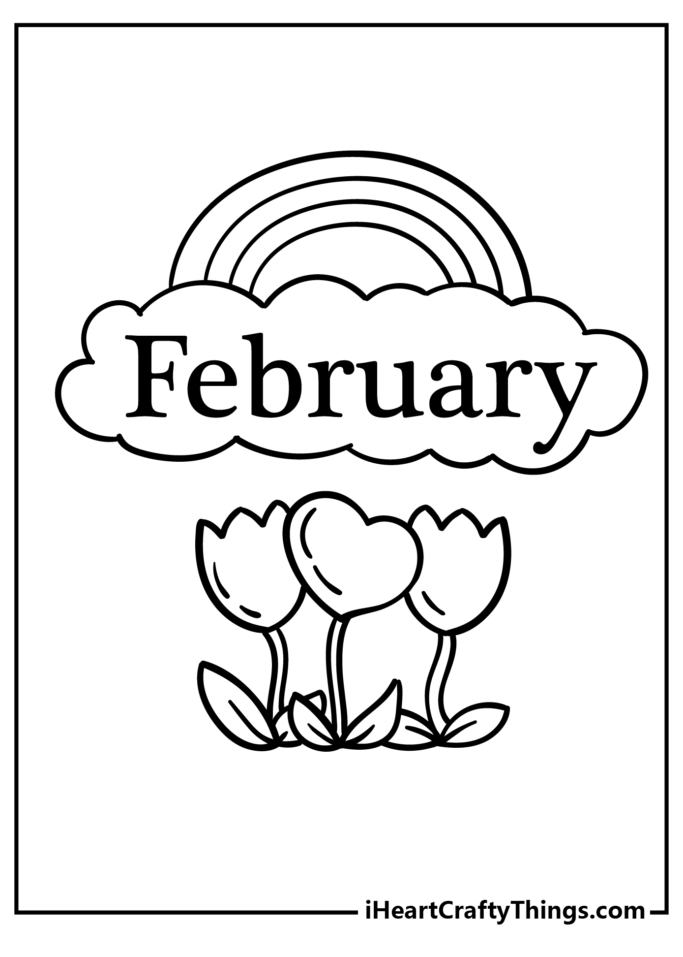 February Coloring Pages 100 Free Printables 