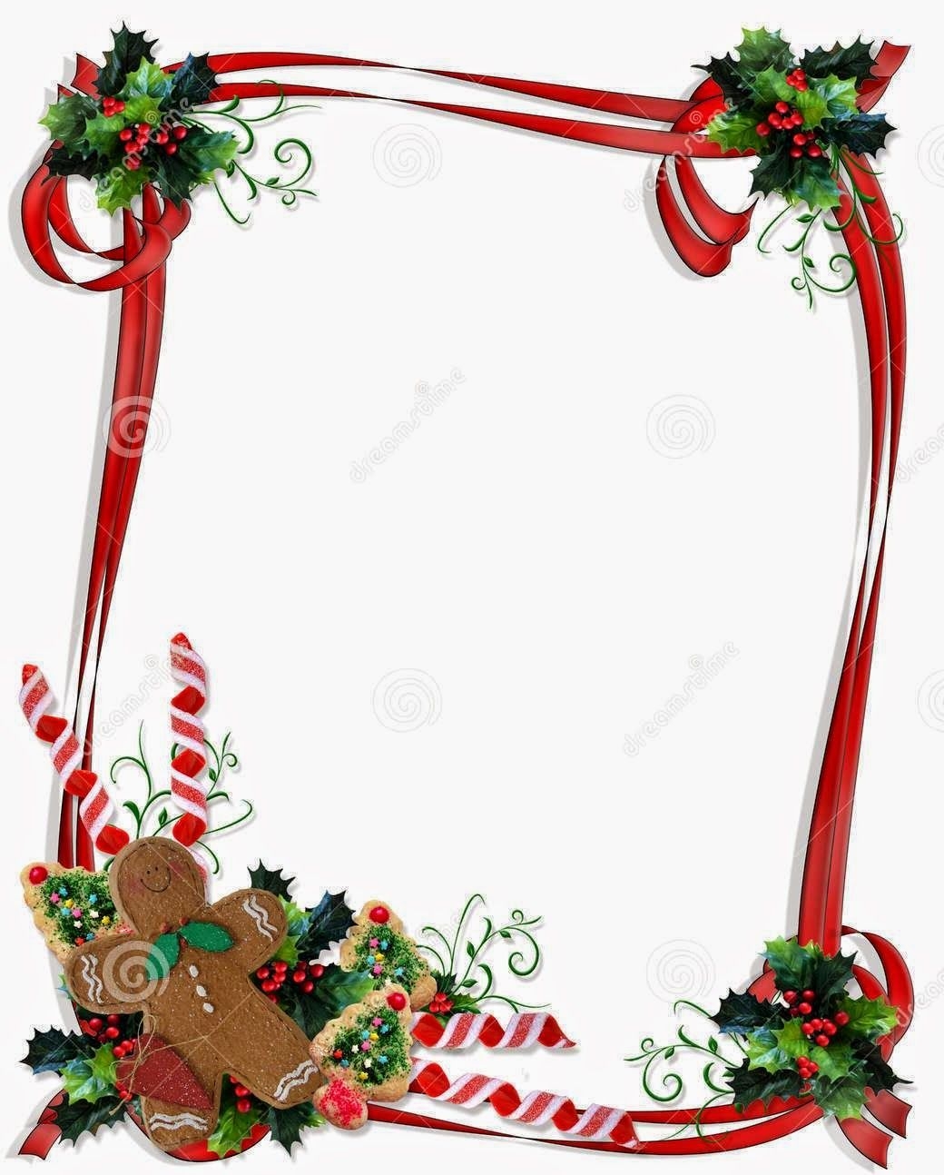 Festive Christmas Clipart Borders For Free Download
