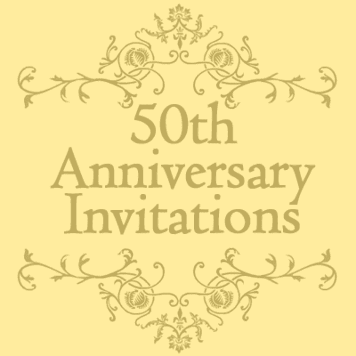 Free 50th Wedding Anniversary Invitations Templates HubPages Worksheets Library