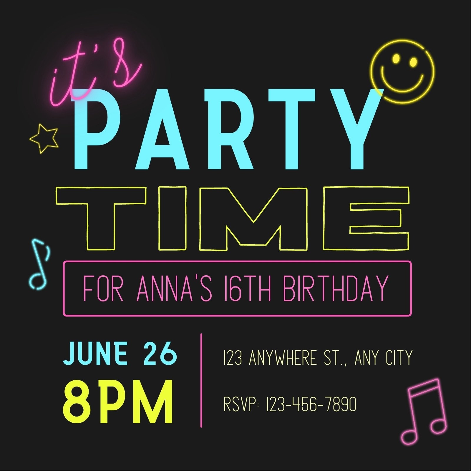 Free Printable Birthday Invitation Maker