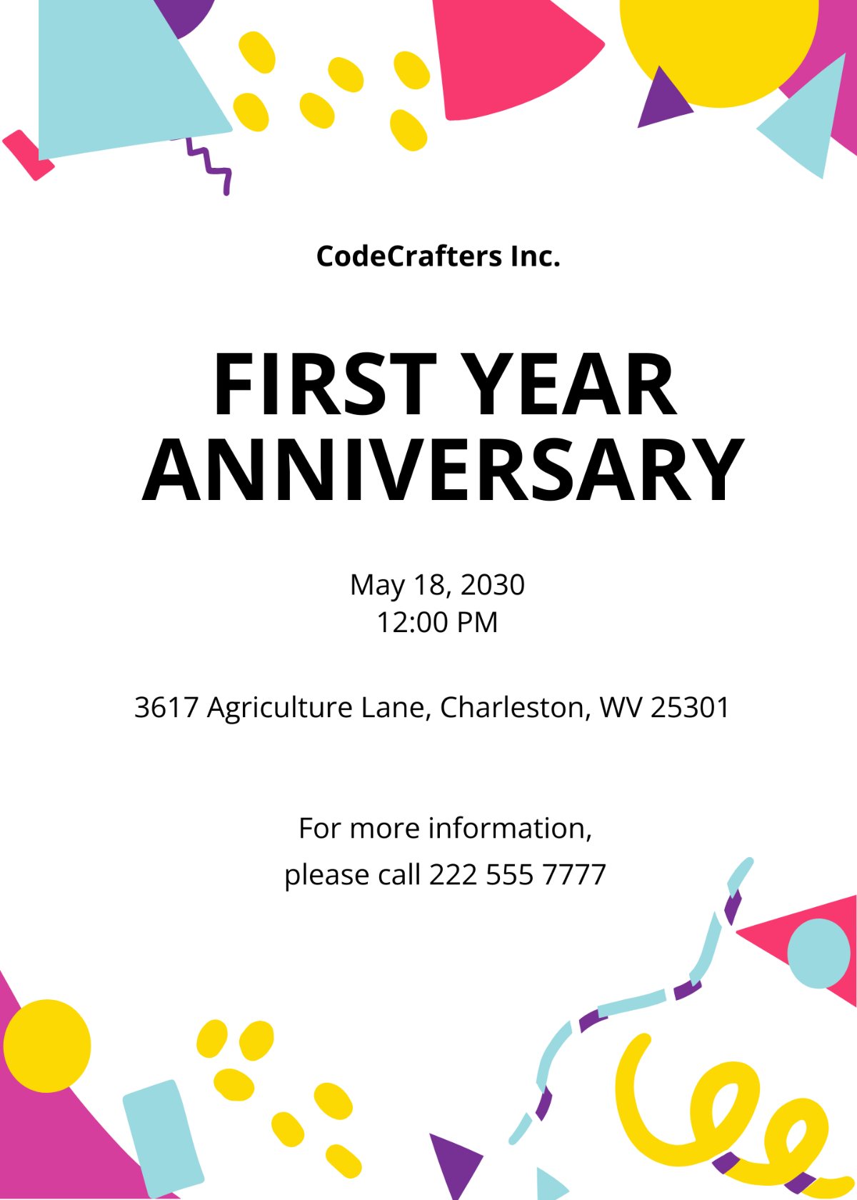 FREE Anniversary Invitation Templates Examples Edit Online Download Template