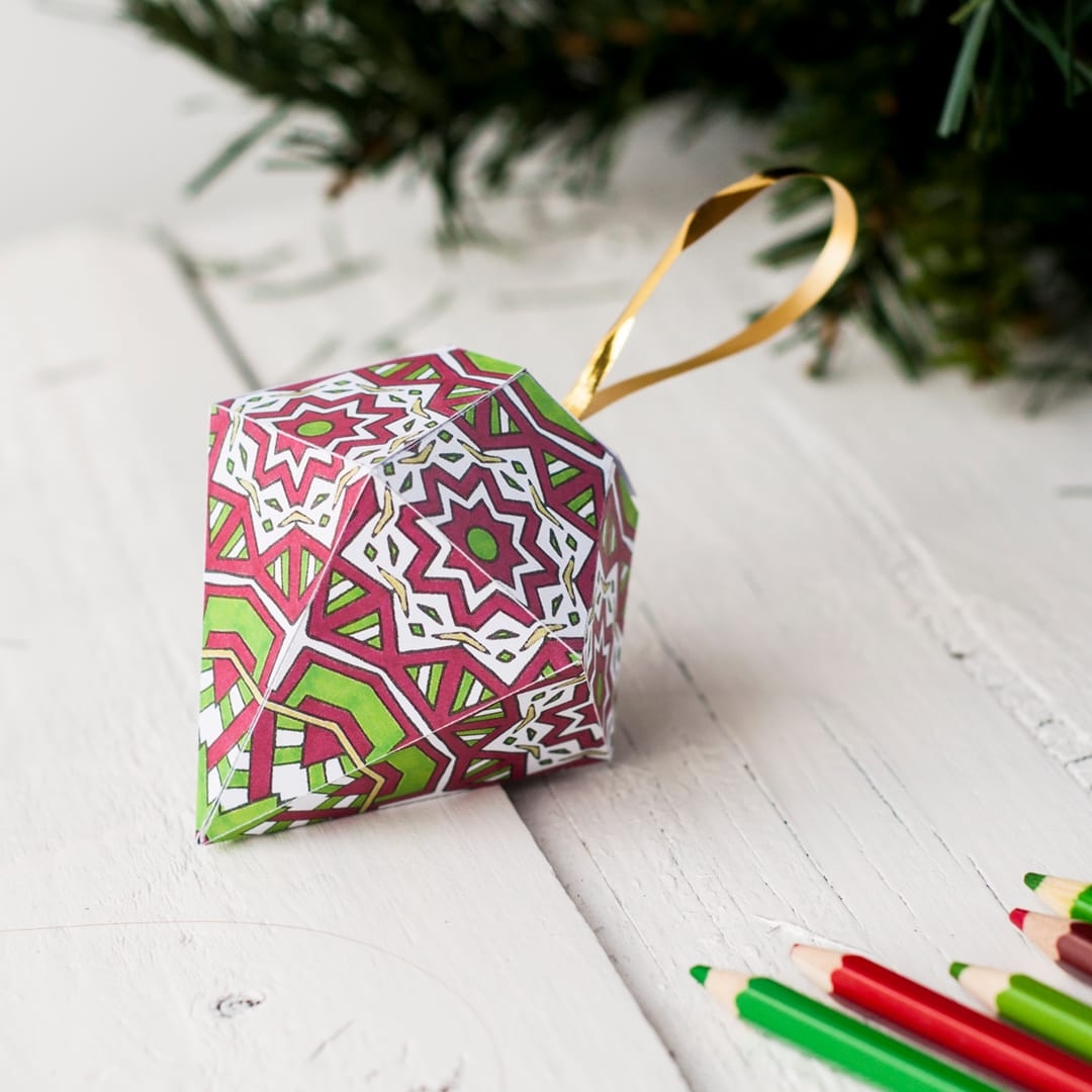 Free Printable Christmas Ornament Templates