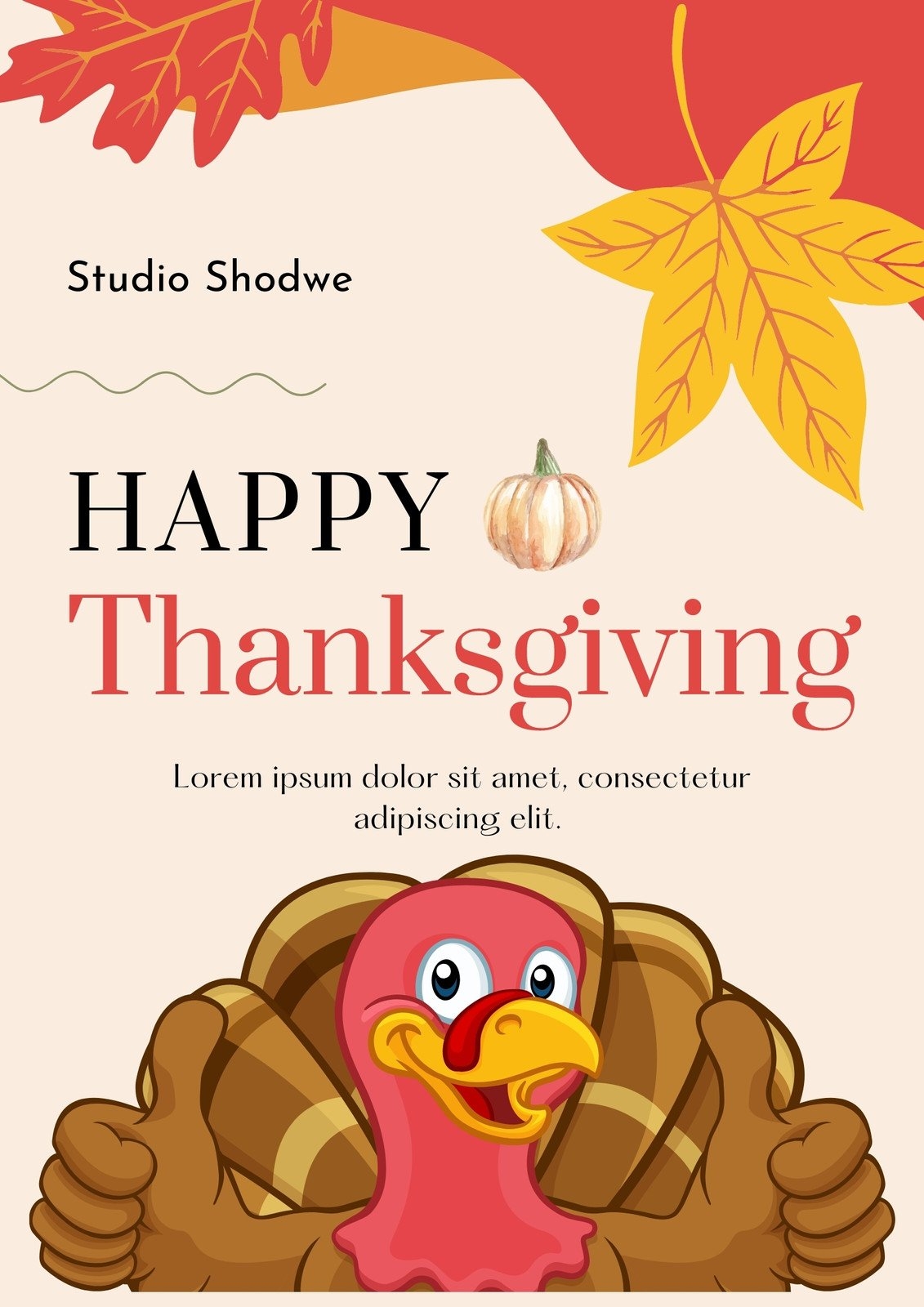 Free Custom Printable Thanksgiving Flyer Templates Canva