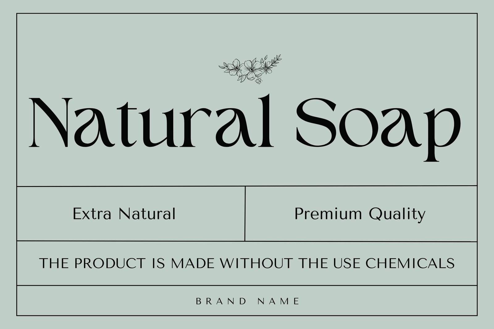 Free Customizable Printable Soap Label Templates Canva