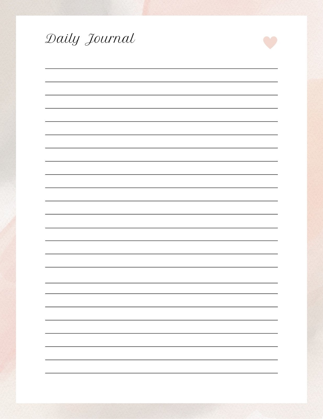 Free Printable Journals