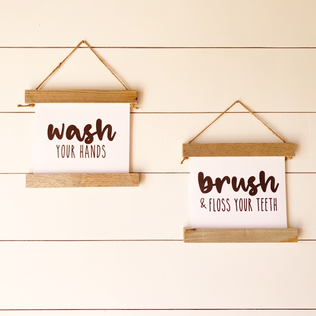 Free Farmhouse Bathroom Printables Six Clever Sisters