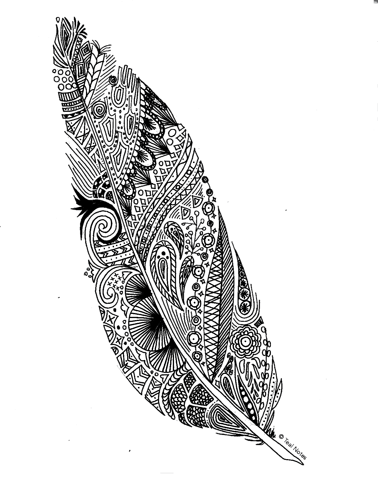 Free Feather Printables