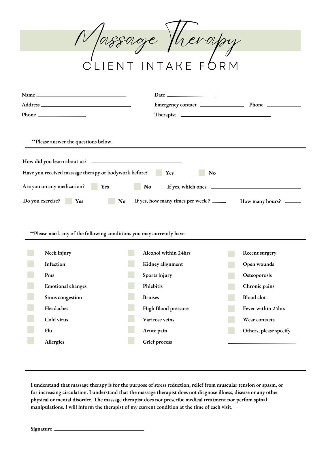 Free Printable Registration Forms