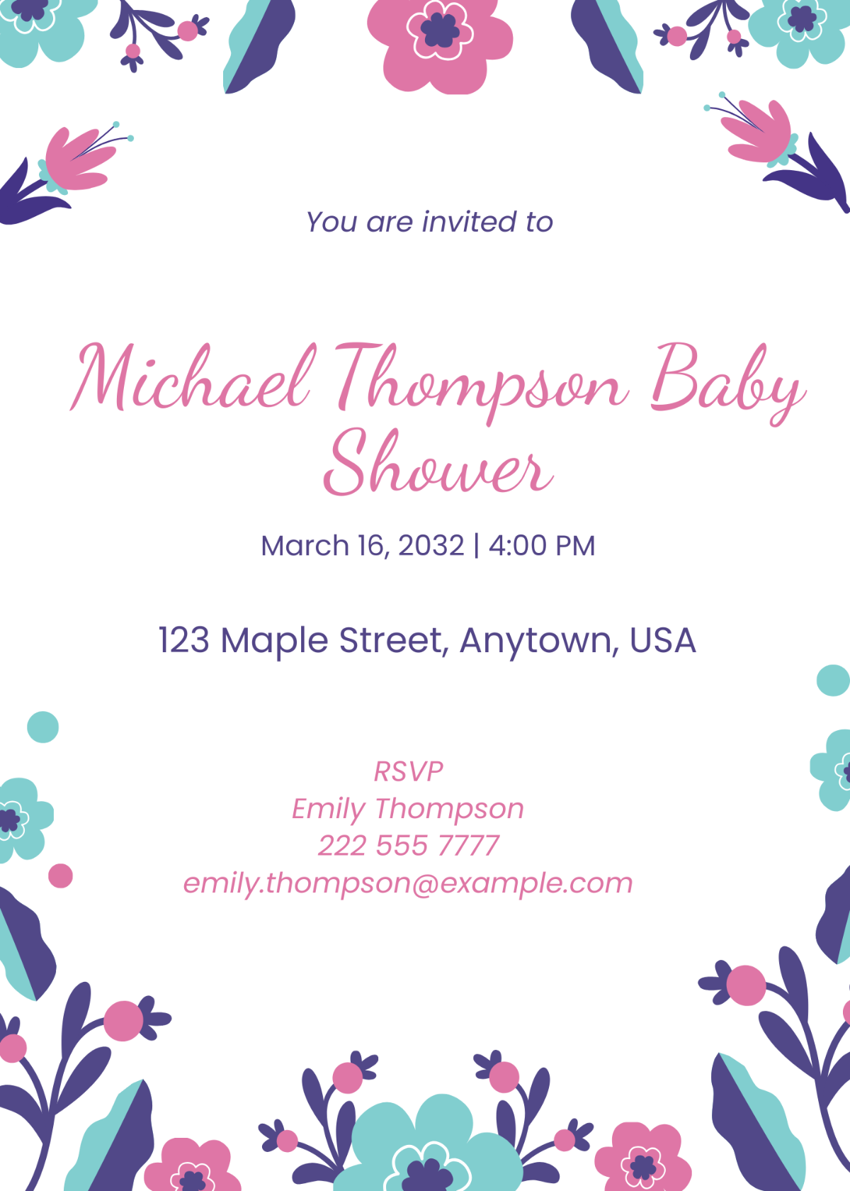 FREE Gender Reveal Invitation Templates Examples Edit Online Download Template
