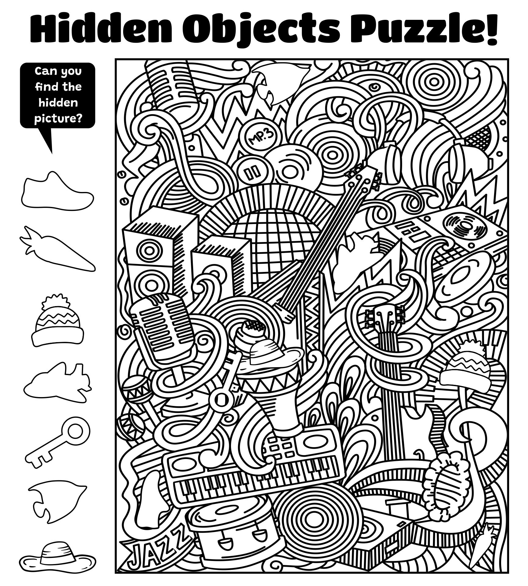 Highlights Hidden Pictures Free Printables