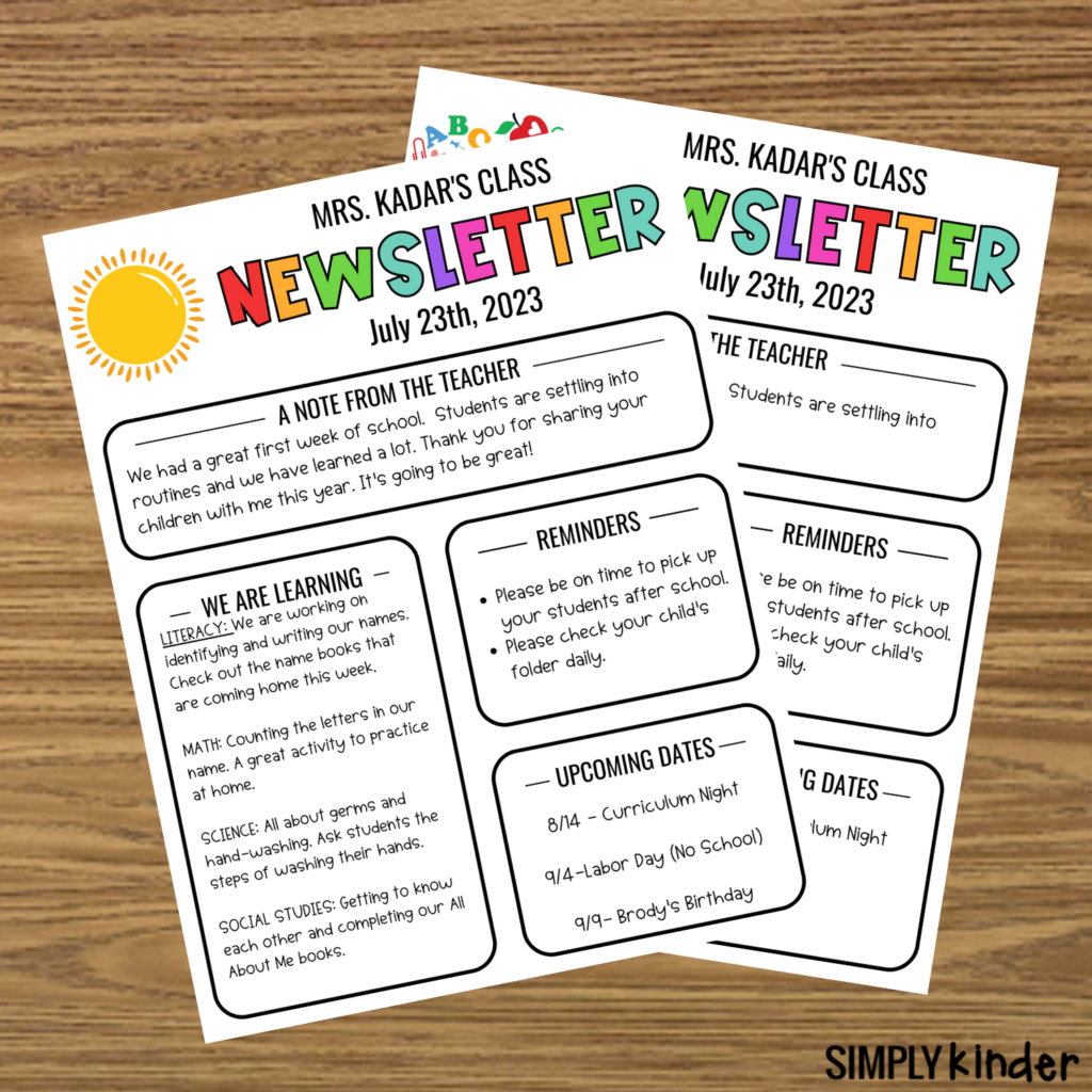 Free Printable Newsletter Creator