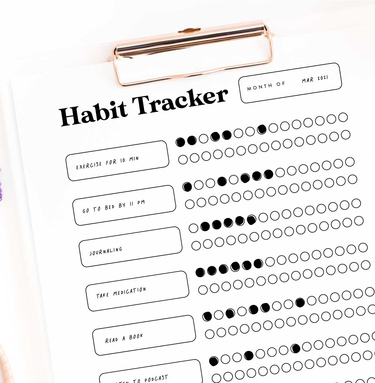 Home Care Tracker Free Printables