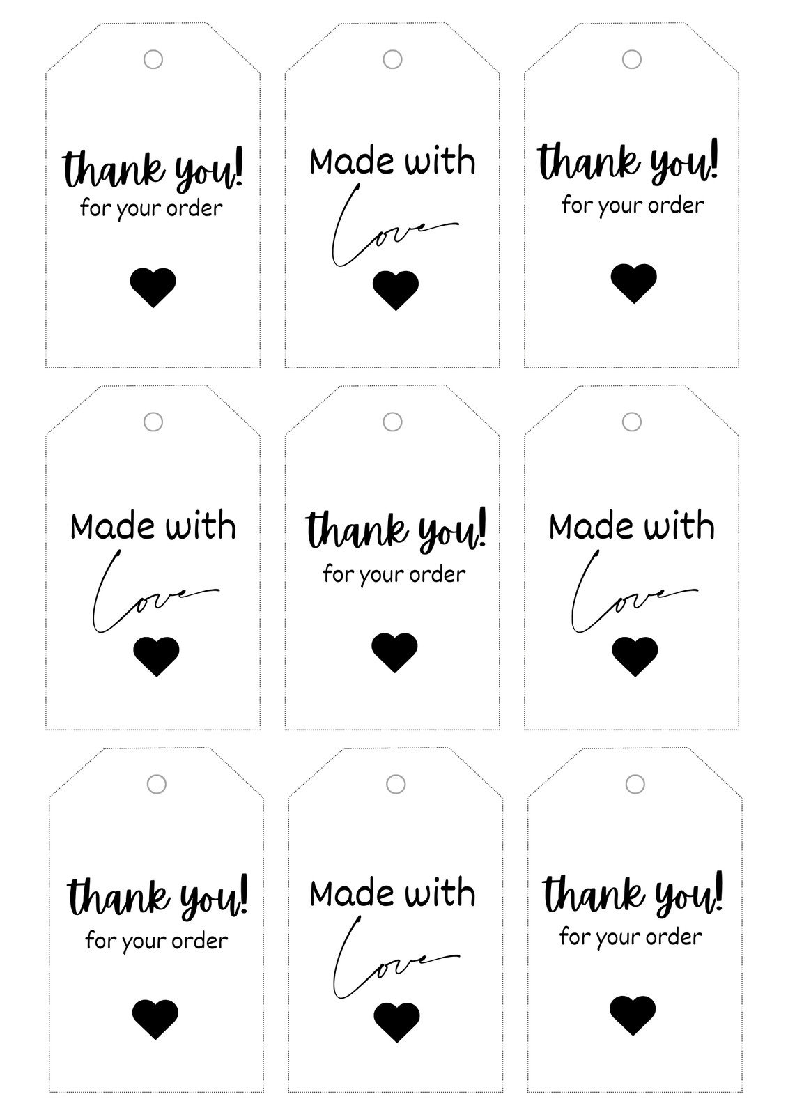 Bake Sale Tags Free Printable
