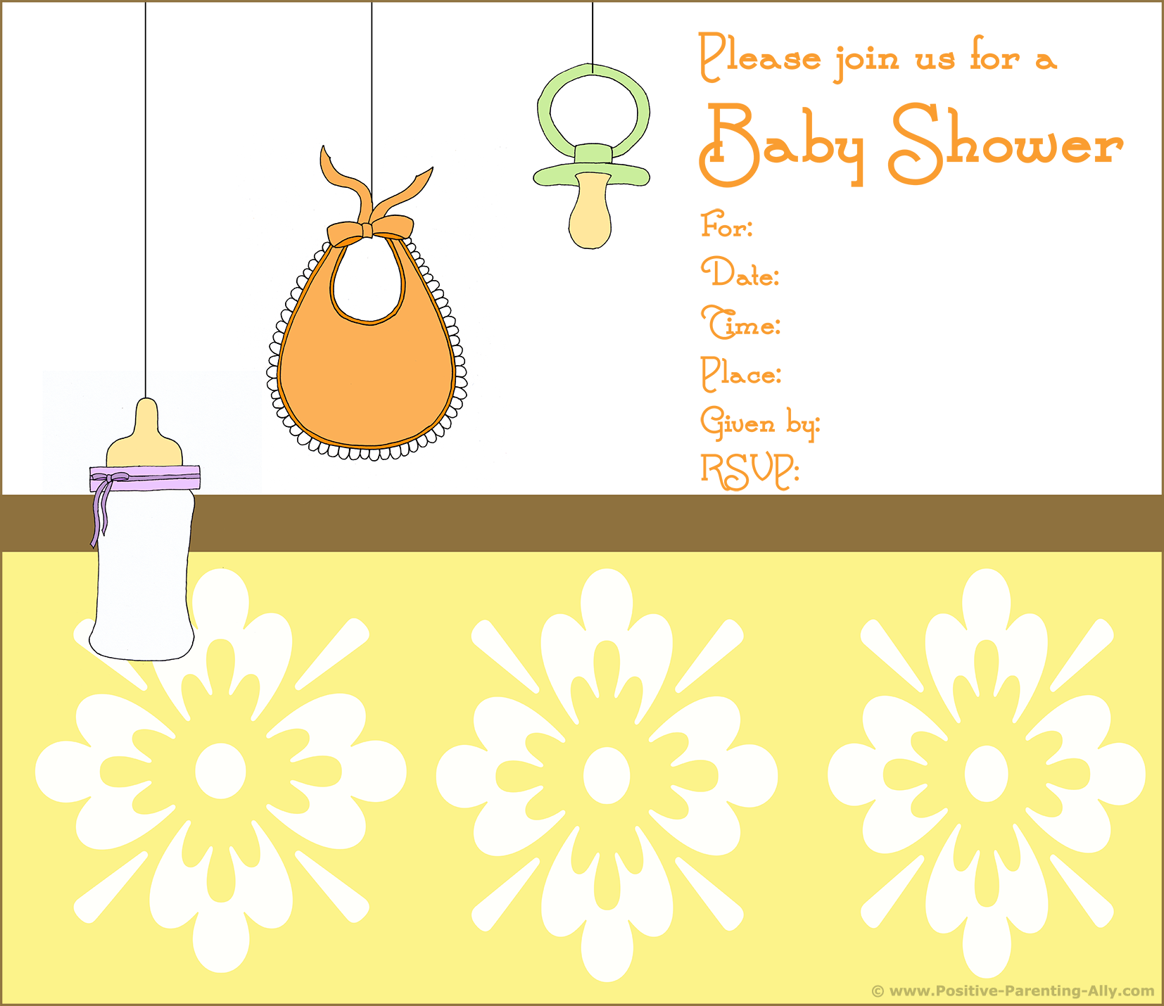 Free Baby Shower Invitations Printables