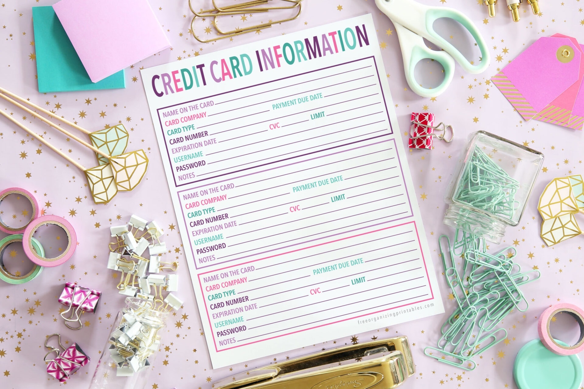 Free Printable Budget Binder with Cash Envelopes 