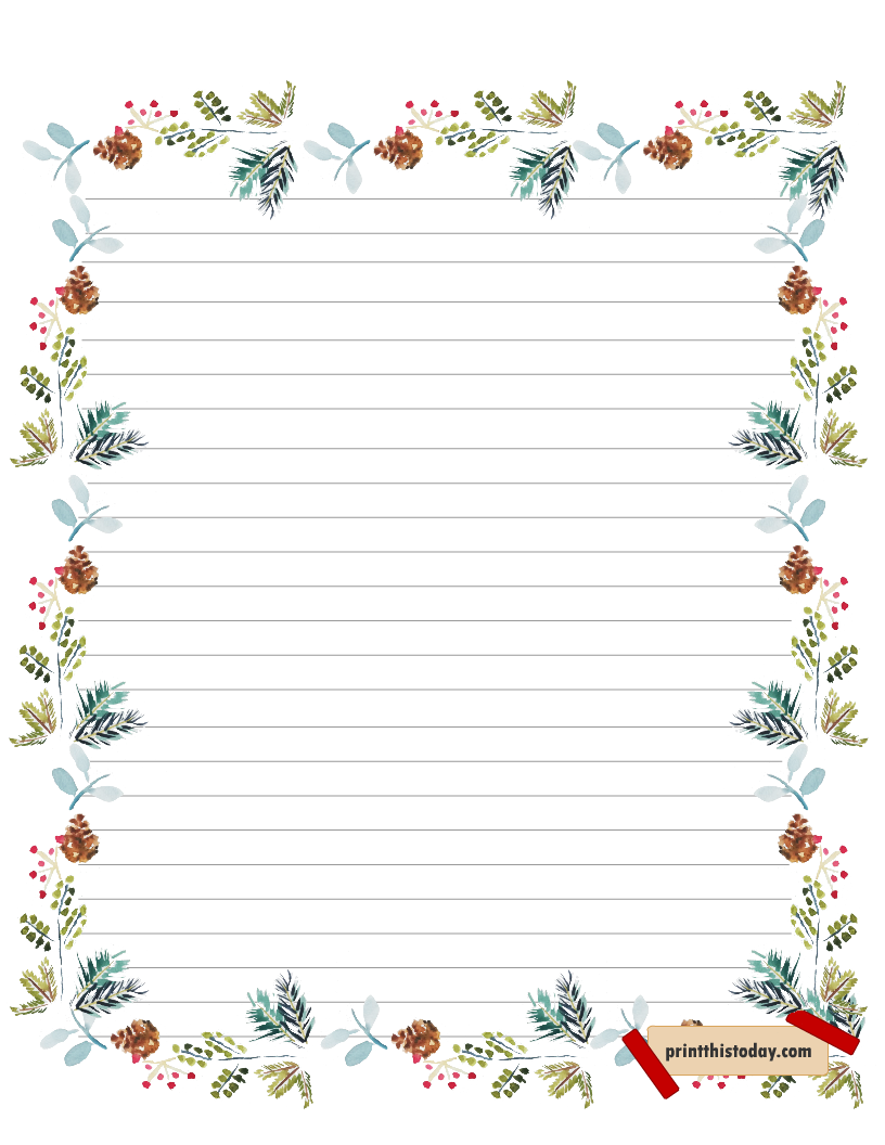 Stationery Free Printable