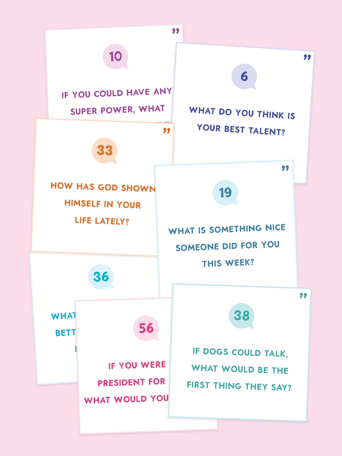 Free Printable Conversation Cards For Families Favorite Printables