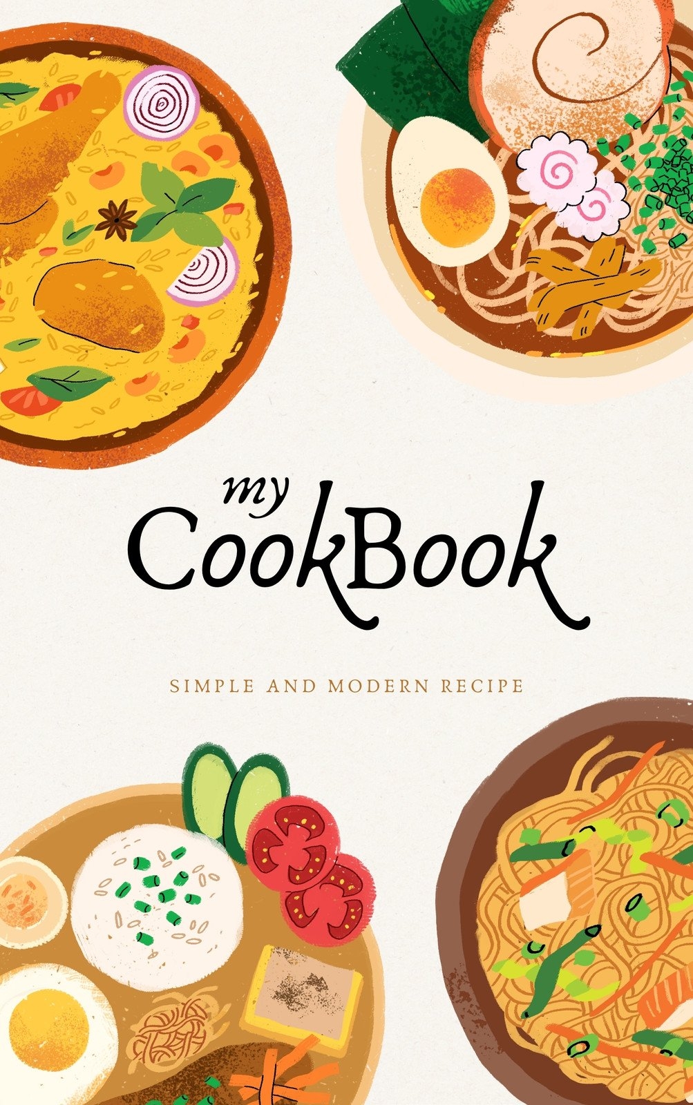 Cookbook Covers Printable Free