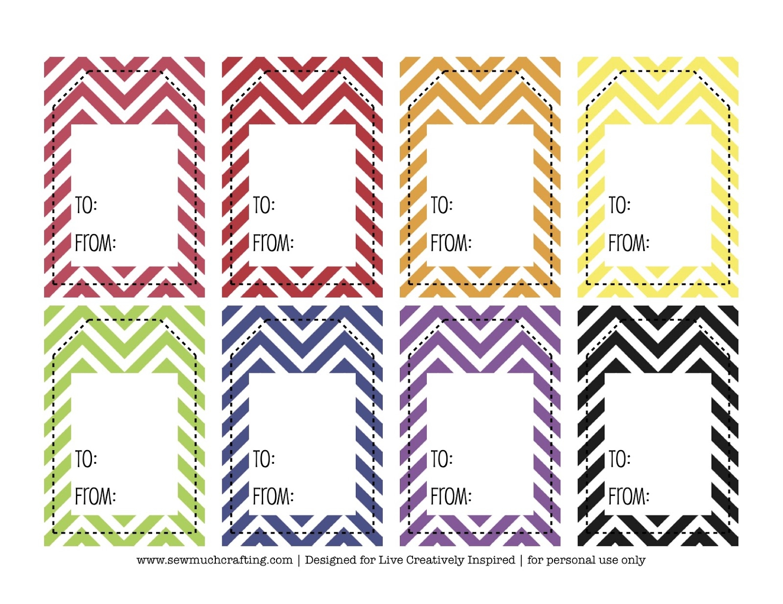 FREE Printable Gift Tags Live Creatively Inspired