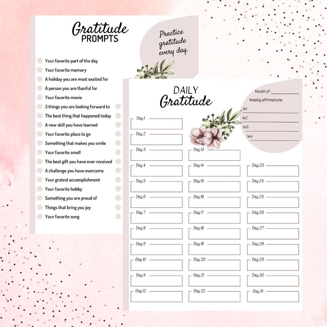 Gratitude Free Printable
