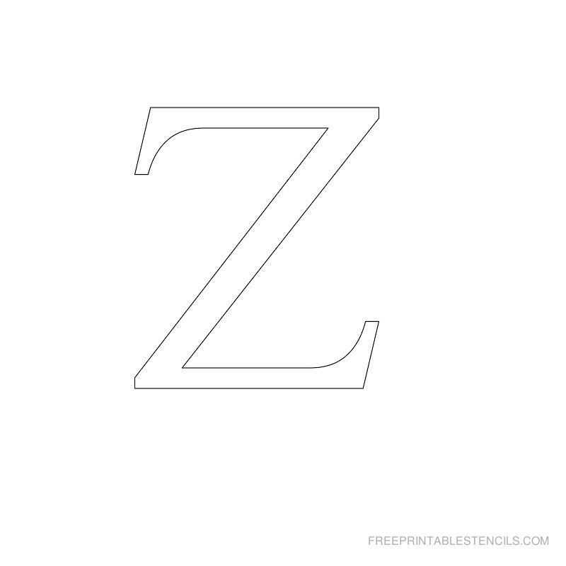 Free Printable Greek Letter Stencils