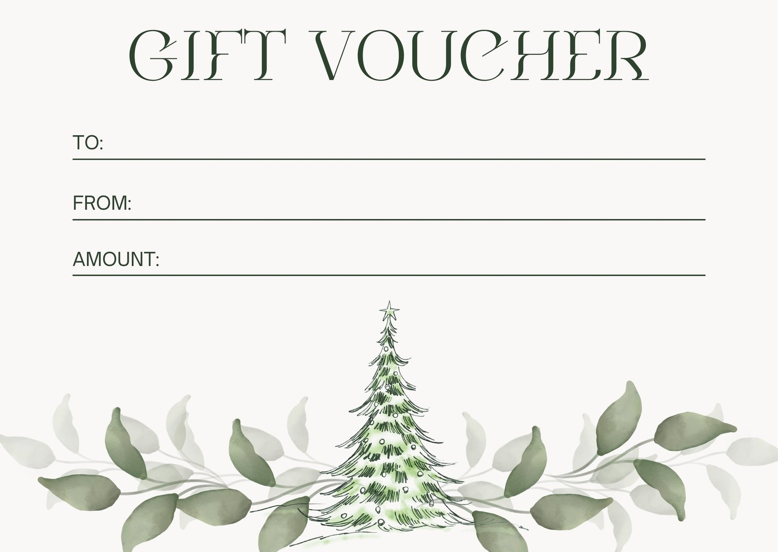 Free Printable Holiday Gift Certificate Templates Canva