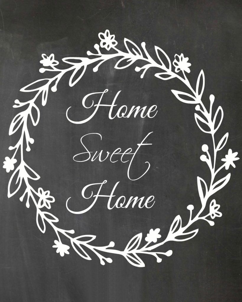 Free Printable Home Sweet Home