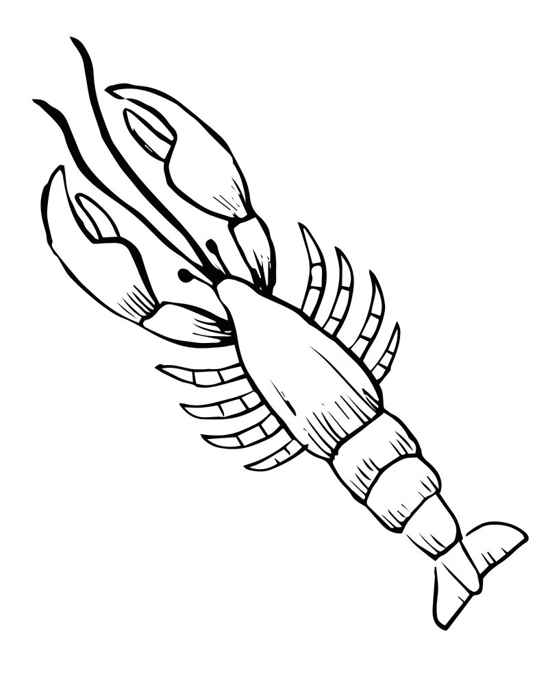 Free Printable Lobster Coloring Page Mama Likes This