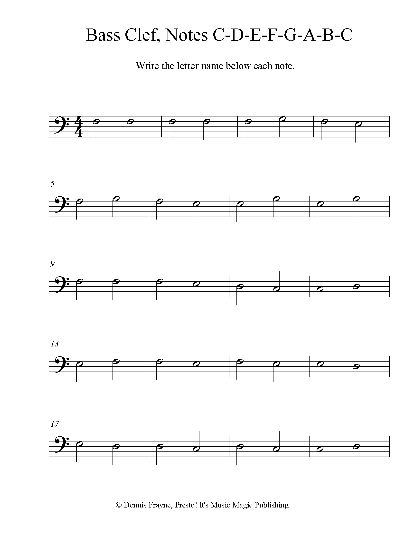 Free Vocal Sheet Music Printable