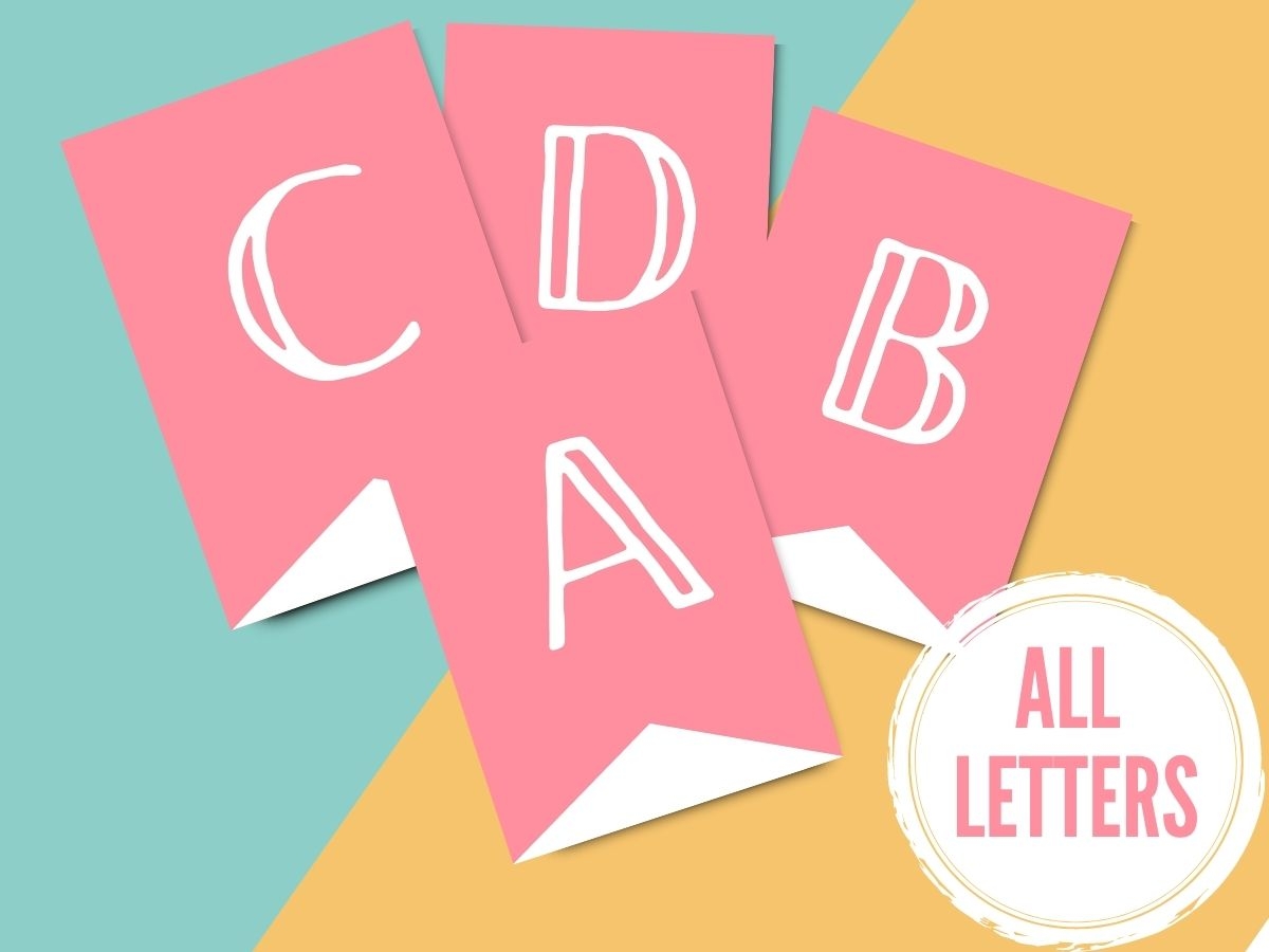 Free Printable Pink Banner Birthday OriginalMOM