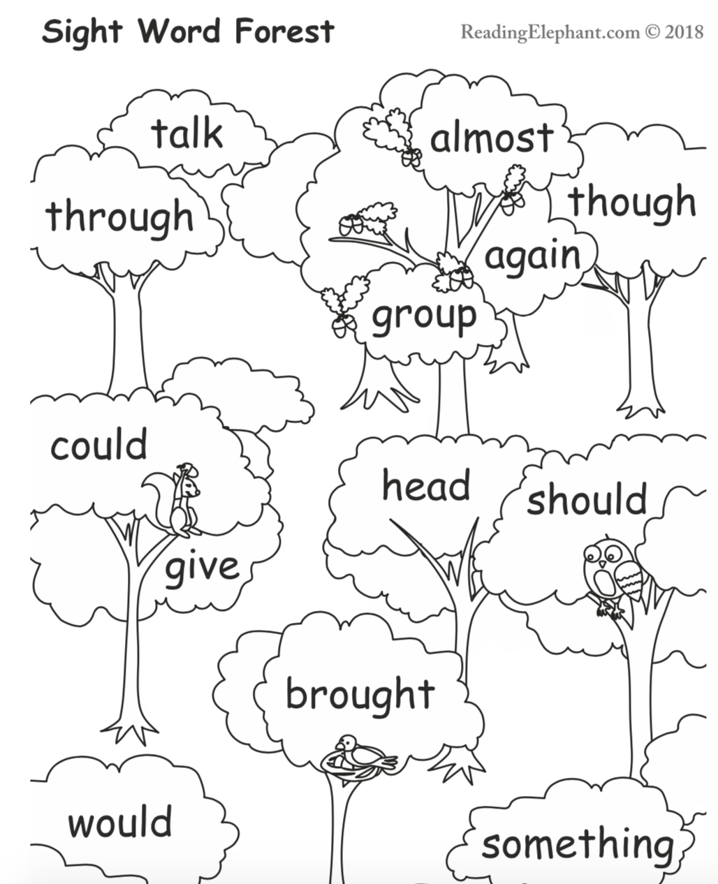 Sight Word Worksheets Free Printables